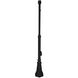 Bejamin 80 inch Textured Black Outdoor Pad Mount Post