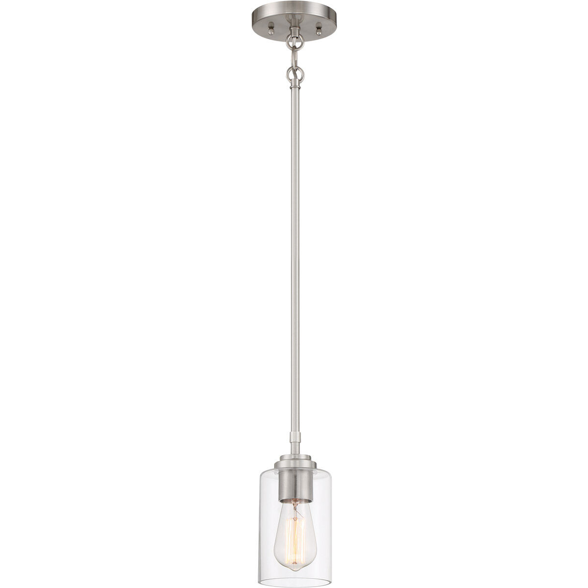 Craftmade 56091-BNK Stowe 1 Light 5 inch Brushed Polished Craftmade 56091-BNK Stowe 1 Light 5 inch Brushed Polished
