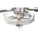 Pro Plus 101 52 inch Brushed Polished Nickel with Driftwood/Grey Walnut Blades Contractor Ceiling Fan
