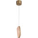 Bejamin LED 4.75 inch Patina Aged Brass Mini Pendant Ceiling Light