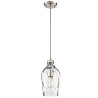 Neighborhood 1 Light 6.63 inch Brushed Polished Nickel Mini Pendant Ceiling Light