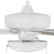 Super Pro 119 60 inch White with White/Washed Oak Blades Contractor Ceiling Fan, Pan