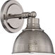 Timarron 1 Light 8 inch Antique Nickel Wall Sconce Wall Light