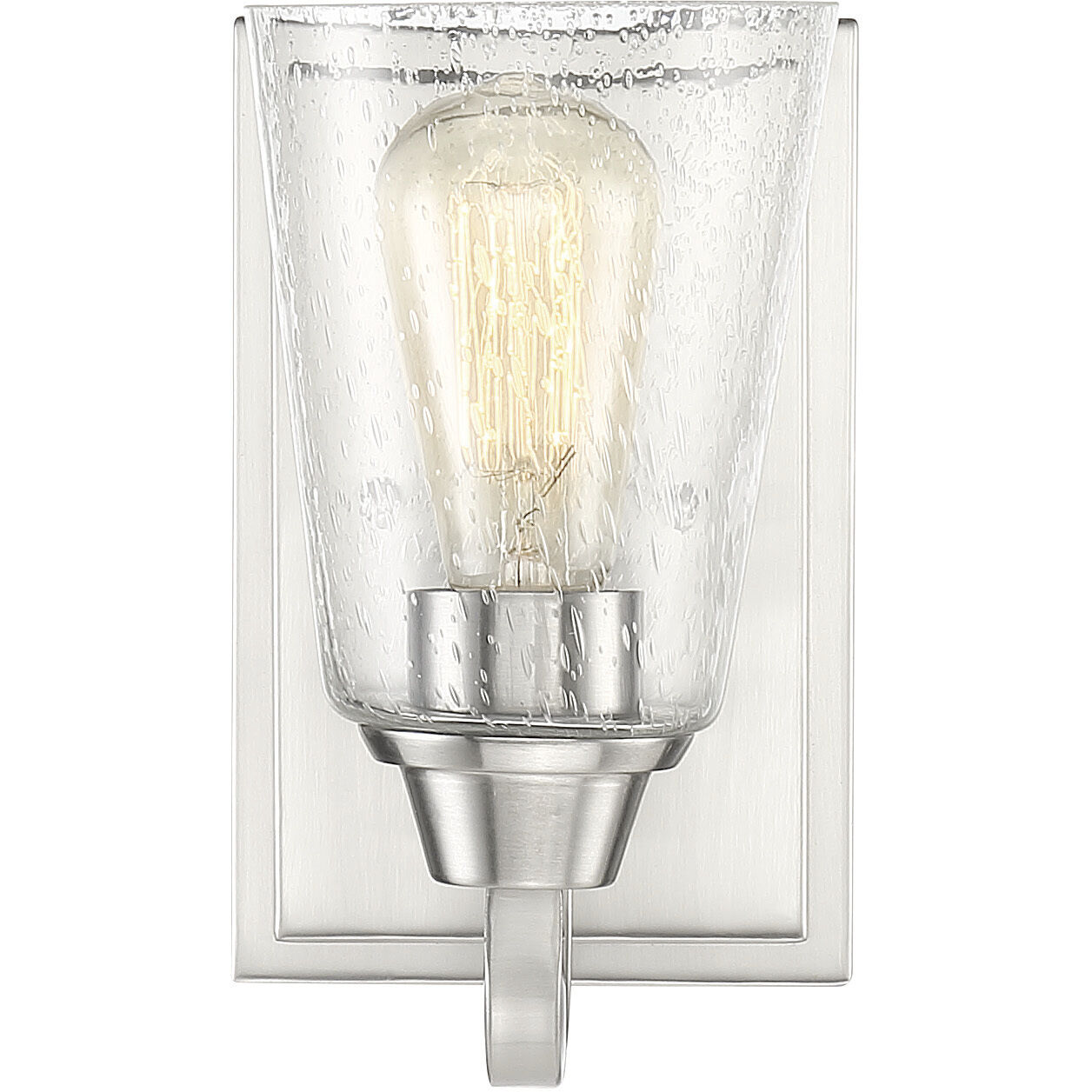 Neighborhood Grace 1 Light 5 inch Brushed Polished Nickel Wall Sconce Wall Light, Neighborhood Collection