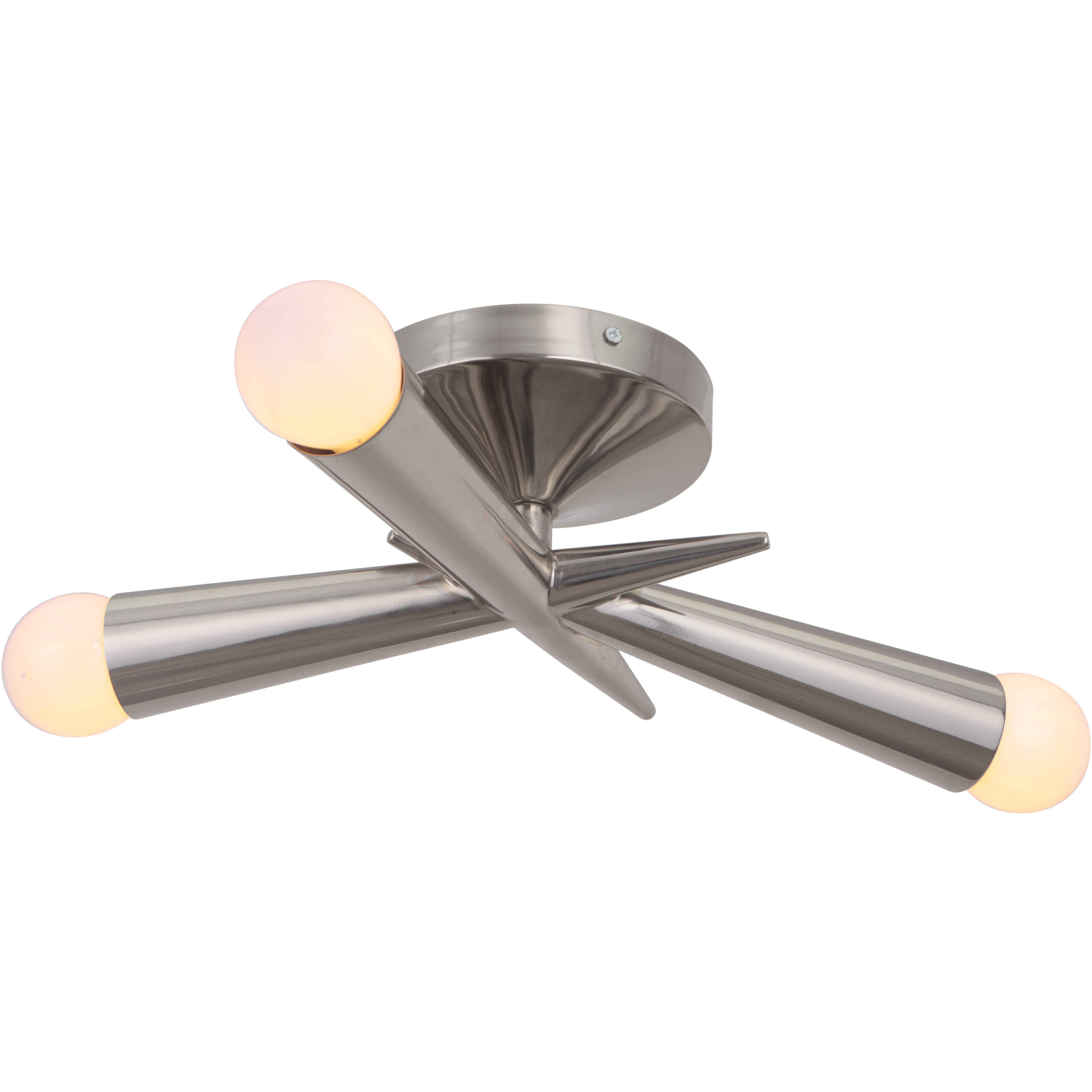 Craftmade 42283-PLN Nova 3 Light 16.37 inch Polished Nickel