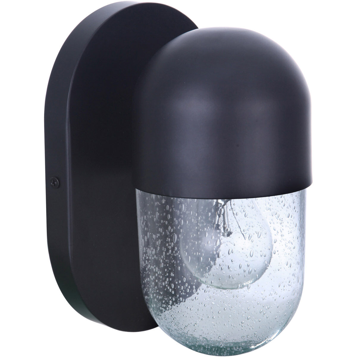 Pill 1 Light 5.25 inch Flat Black Wall Sconce Wall Light