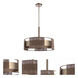 Kensey 6 Light 24 inch Satin Brass Pendant Ceiling Light