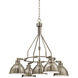 Timarron 5 Light 30 inch Legacy Brass Down Chandelier Ceiling Light