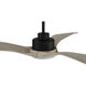 Mesmerize 60 inch Flat Black with Driftwood/Driftwood Blades Ceiling Fan