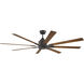 Fleming 70 inch Espresso with Mesquite Blades Indoor/Outdoor Ceiling Fan