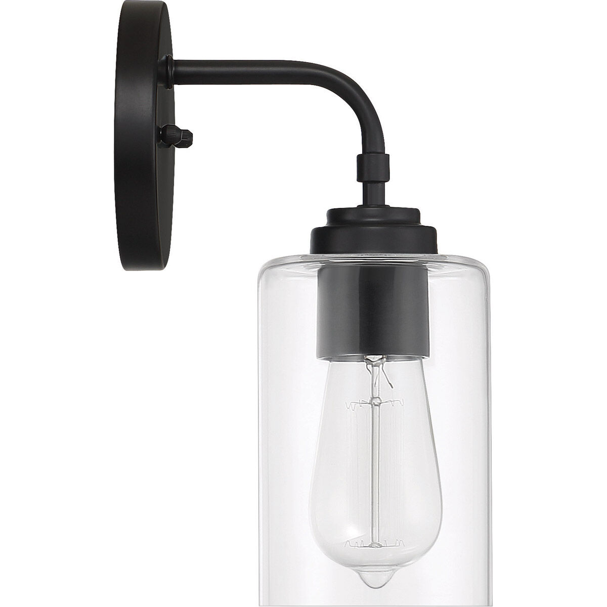 Stowe 1 Light 5 inch Flat Black Wall Sconce Wall Light