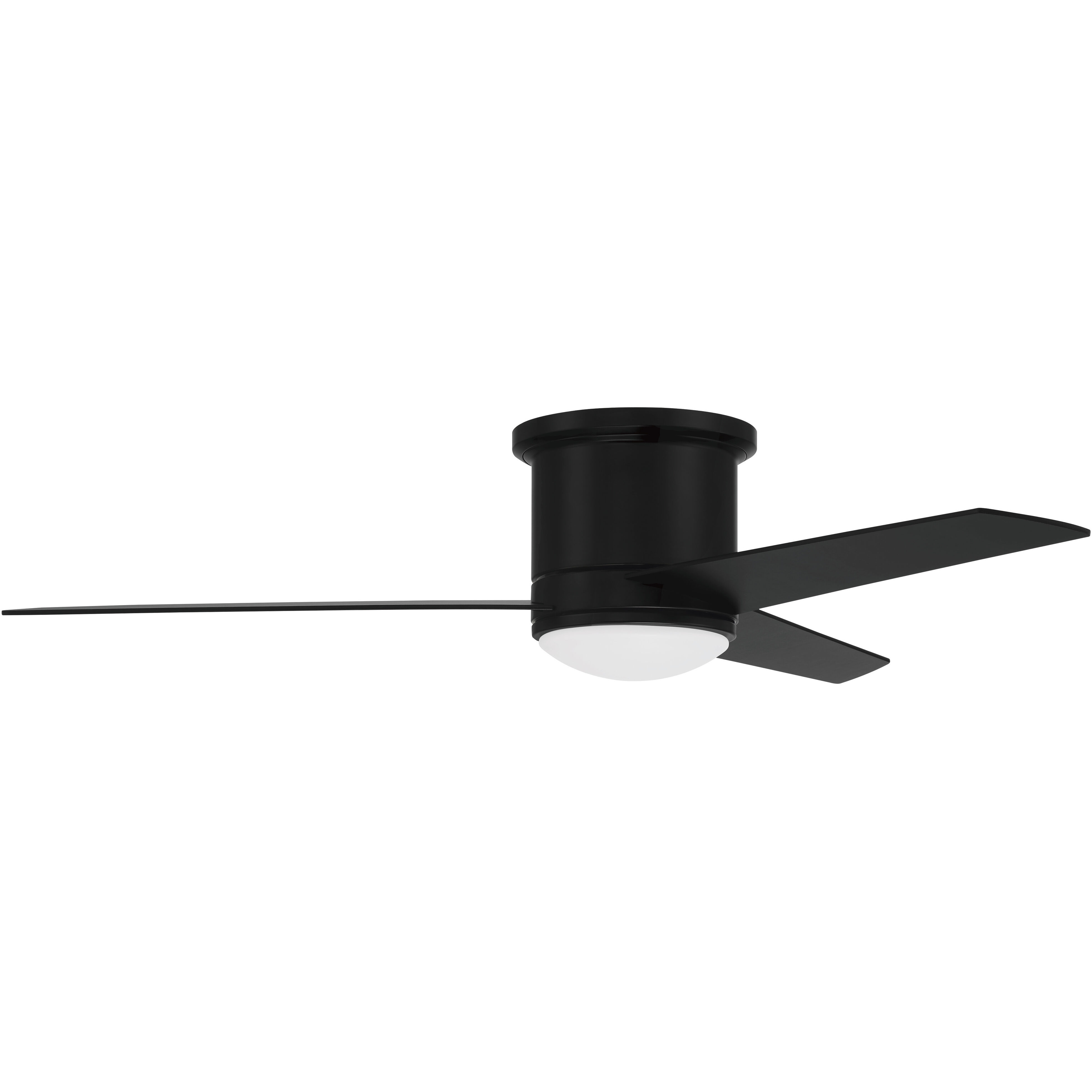 Cole 52 inch Flat Black with Brushed Flat Black/Greywood Blades Ceiling Fan