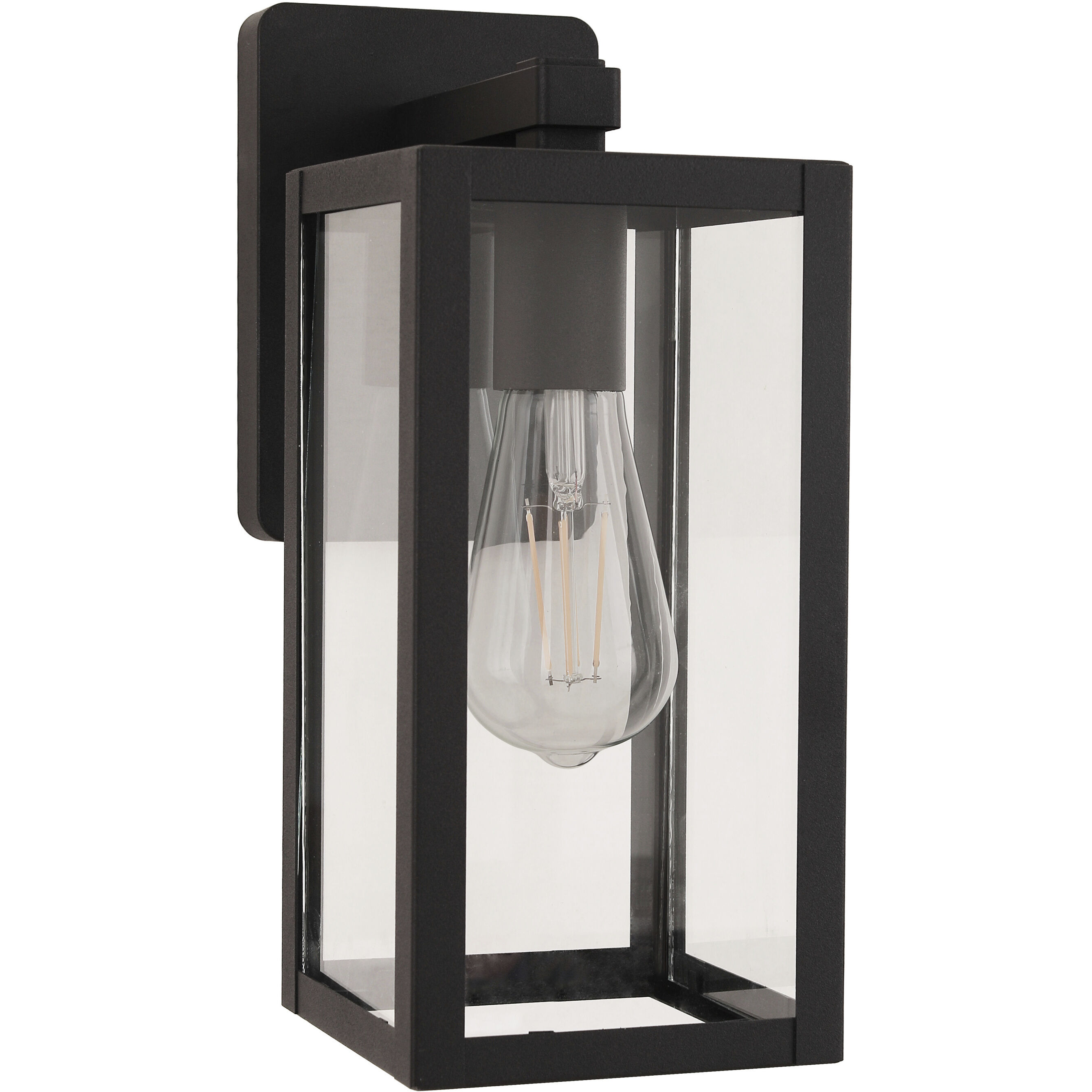Harris 1 Light 5 inch Textured Black Outdoor Lantern
