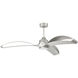 Bandeaux 60 inch Painted Nickel with Painted Nickel/Painted Nickel Blades Ceiling Fan