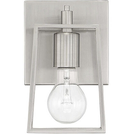 Dunn 1 Light 5 inch Brushed Polished Nickel Wall Sconce Wall Light