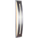 Luna LED 21 inch Satin Aluminum Outdoor Wall Mount, Medium