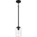 Crosspoint 1 Light 4.88 inch Espresso Outdoor Pendant