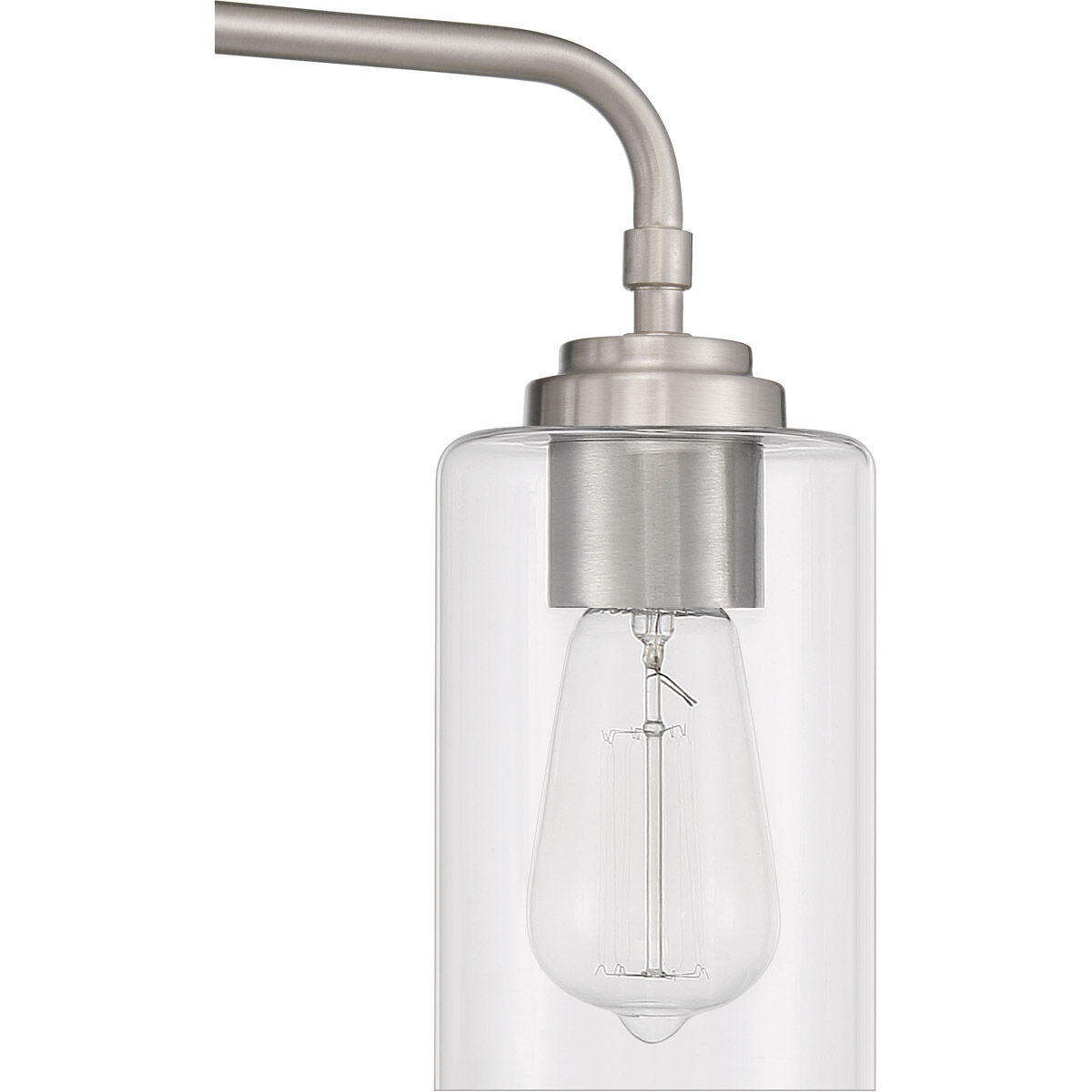 Stowe 4 Light 31 inch Brushed Polished Nickel Vanity Light Wall Light