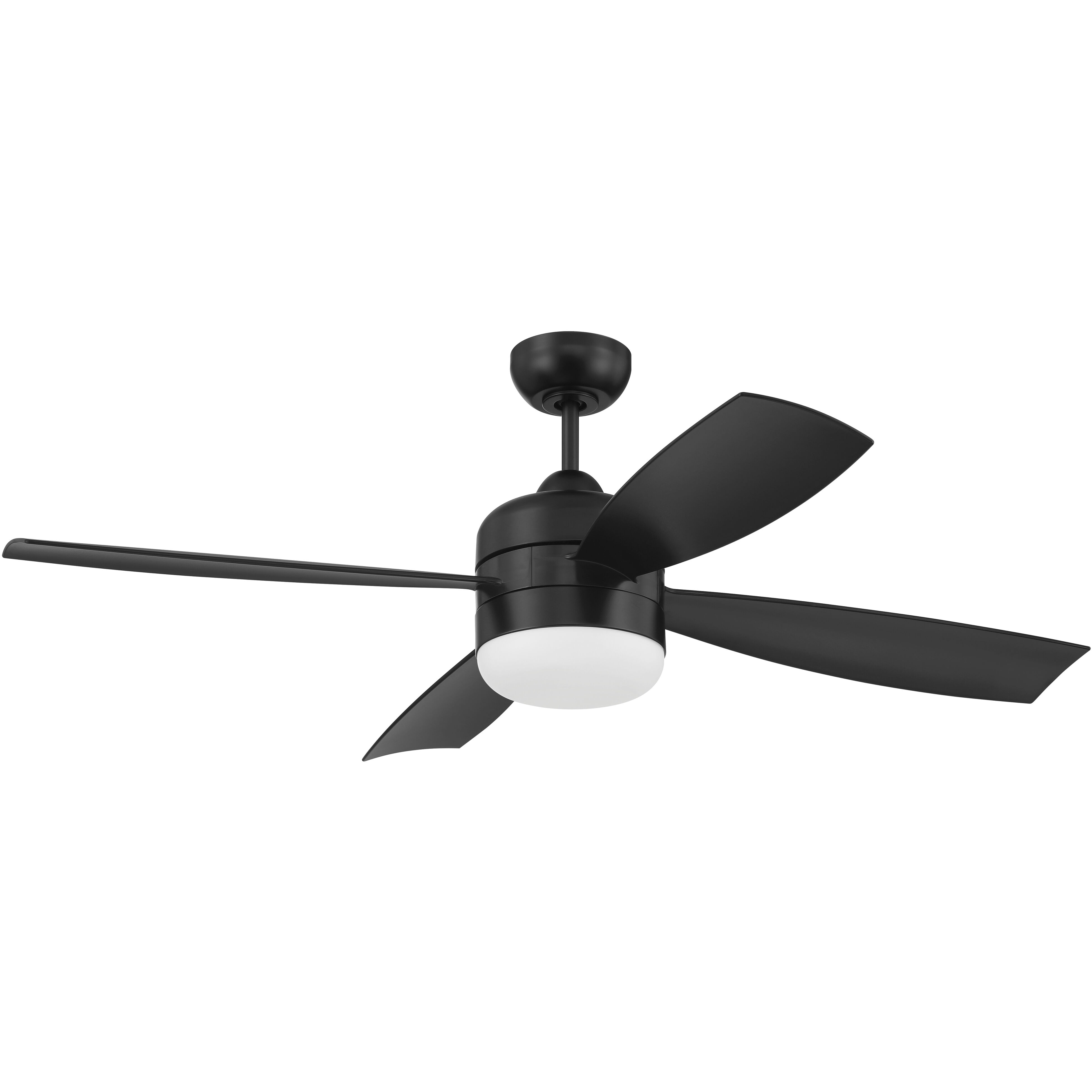 Sebastion 52 inch Flat Black Ceiling Fan