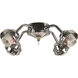 Universal LED Chrome Fan Light Fitter, Shades Sold Separately