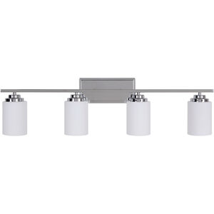 Albany 4 Light 35 inch Chrome Vanity Light Wall Light