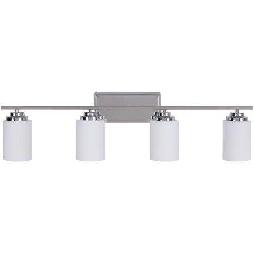 Albany 4 Light 35 inch Chrome Vanity Light Wall Light