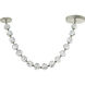 Jackie LED 12.6 inch Polished Nickel Pendant Ceiling Light