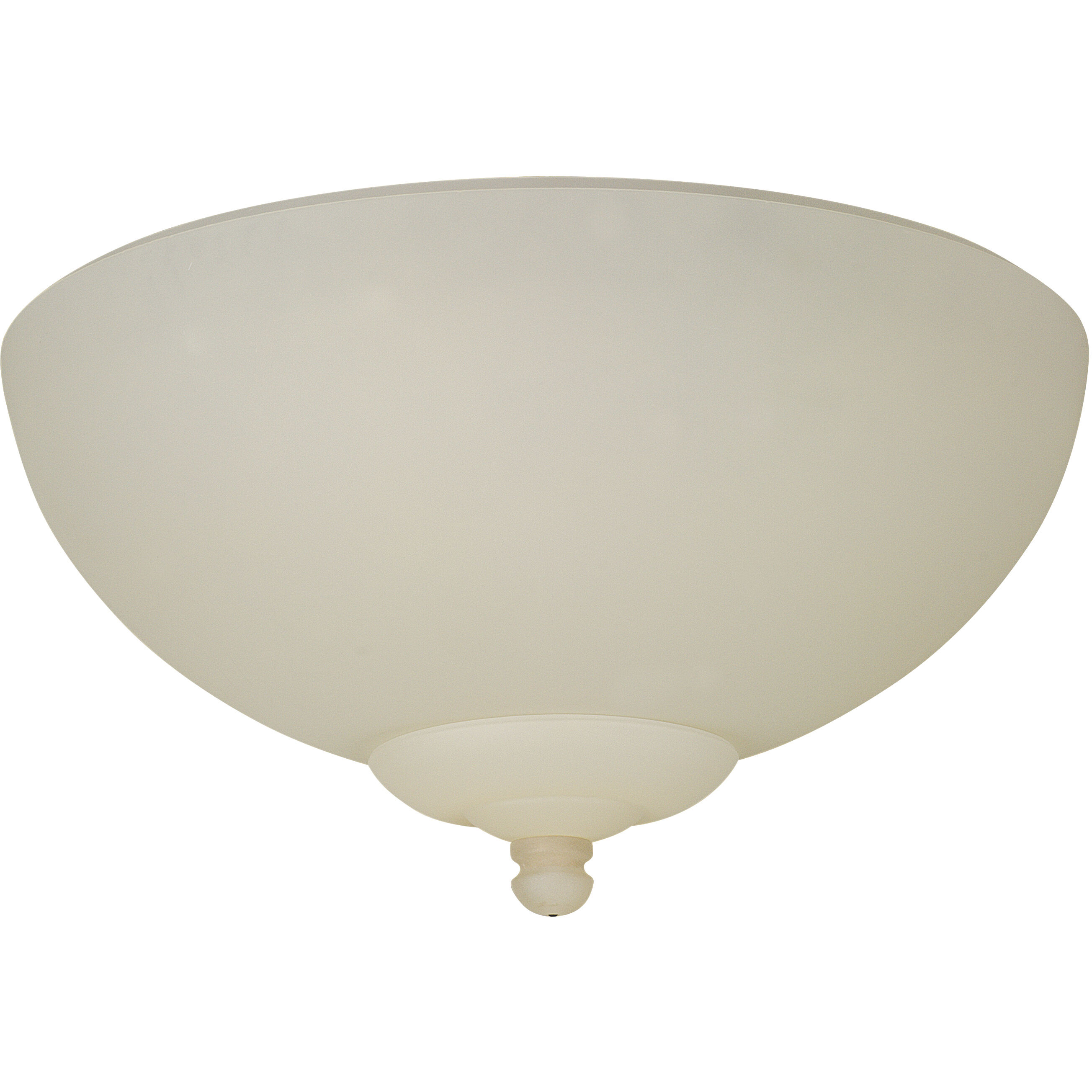 Universal 2 Light Fluorescent Alabaster Fan Bowl Light Kit