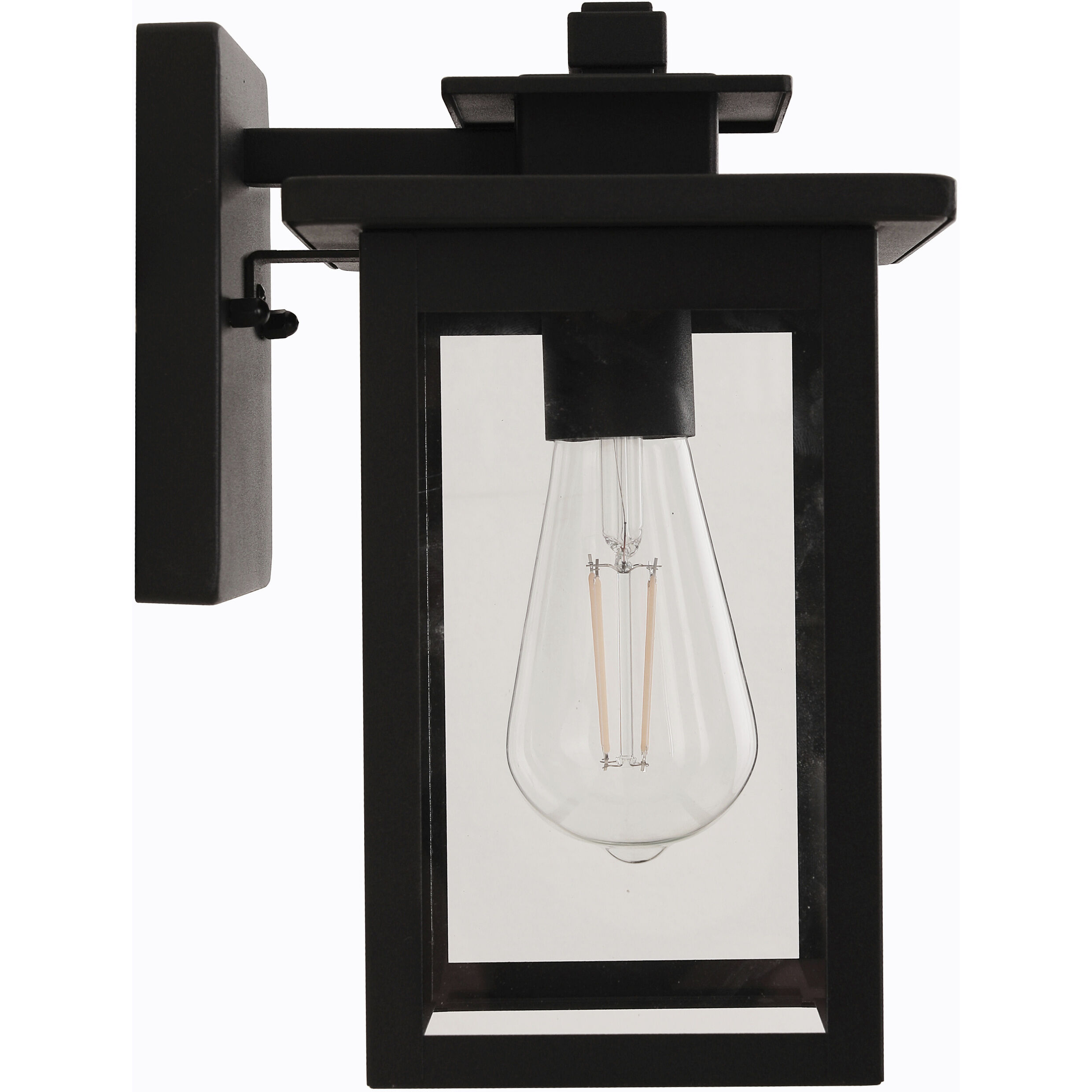 Rock Creek 1 Light 10.25 inch Textured Black Outdoor Wall Lantern
