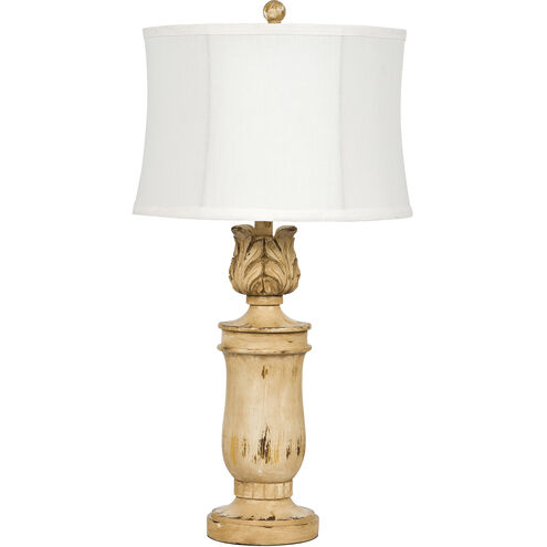 Bejamin 29 inch 100.00 watt Distressed Wood Table Lamp Portable Light