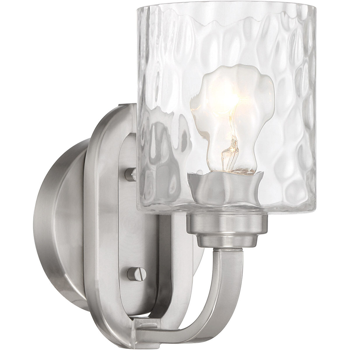 Collins 1 Light 5 inch Brushed Polished Nickel Wall Sconce Wall Light