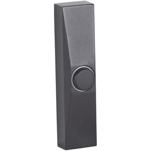 Wired LED Illuminated Doorbell Push Button, Black