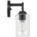 Stowe 2 Light 15 inch Flat Black Vanity Light Wall Light