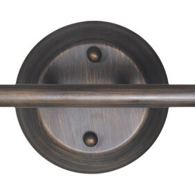 Bradley 2 Light 14.5 inch Bronze Vanity Light Wall Light in Light Tea-Stained Glass