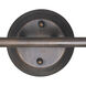 Bradley 2 Light 14.5 inch Bronze Vanity Light Wall Light in Light Tea-Stained Glass