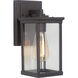 Riviera III 1 Light 11 inch Oiled Bronze Outdoor Outdoor Wall Mount, Small