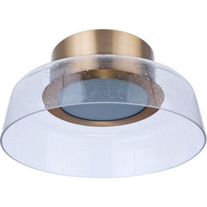 Centric LED 11 inch Satin Brass Flushmount Ceiling Light