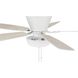 Wheeler 52 inch White with White/Washed Oak Blades Fan