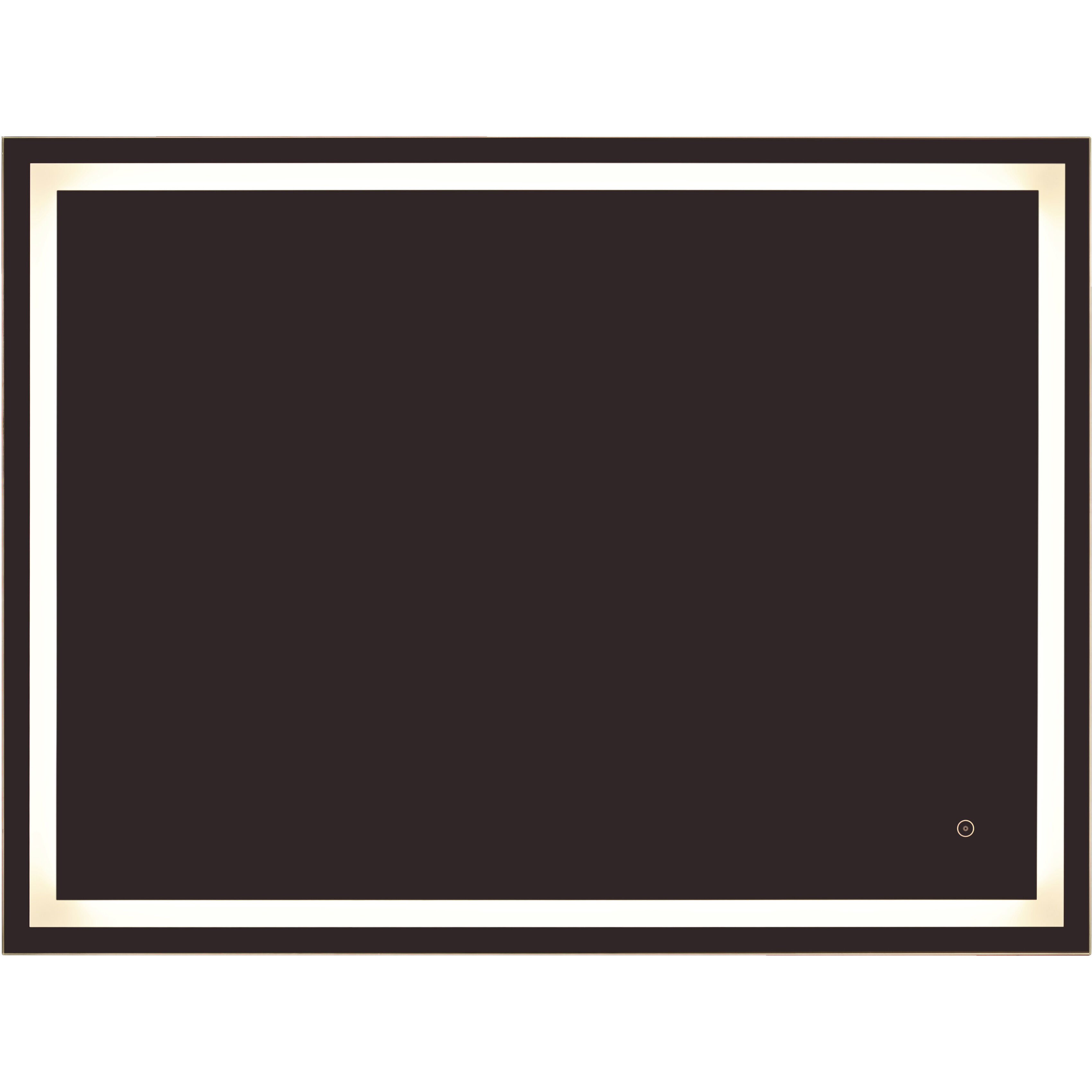 Cristine 48 X 36 inch White Illuminated Mirror
