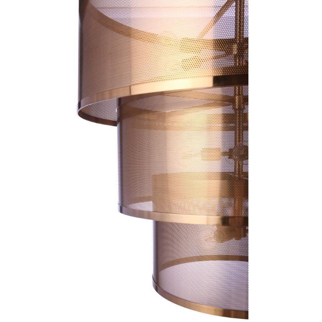 オトメイト AAS ルイ Craftmade 58992-SB Mesh 12 Light 36 inch Satin Brass Pendant