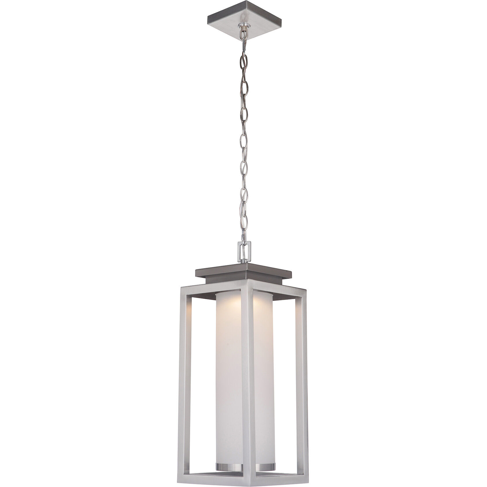 Vailridge LED 9 inch Stainless Steel Outdoor Pendant, Large