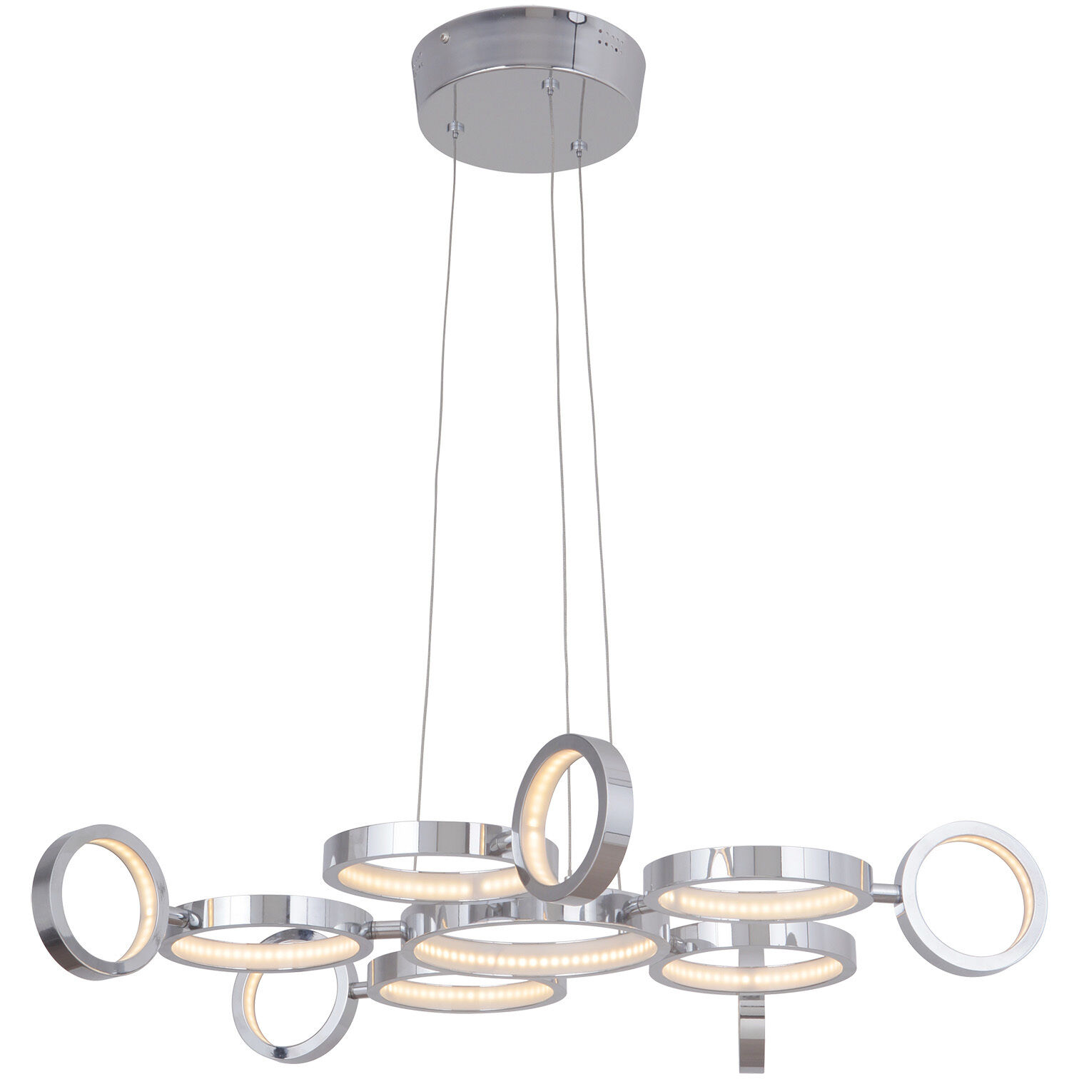 Mira LED 27.75 inch Chrome Chandelier Ceiling Light