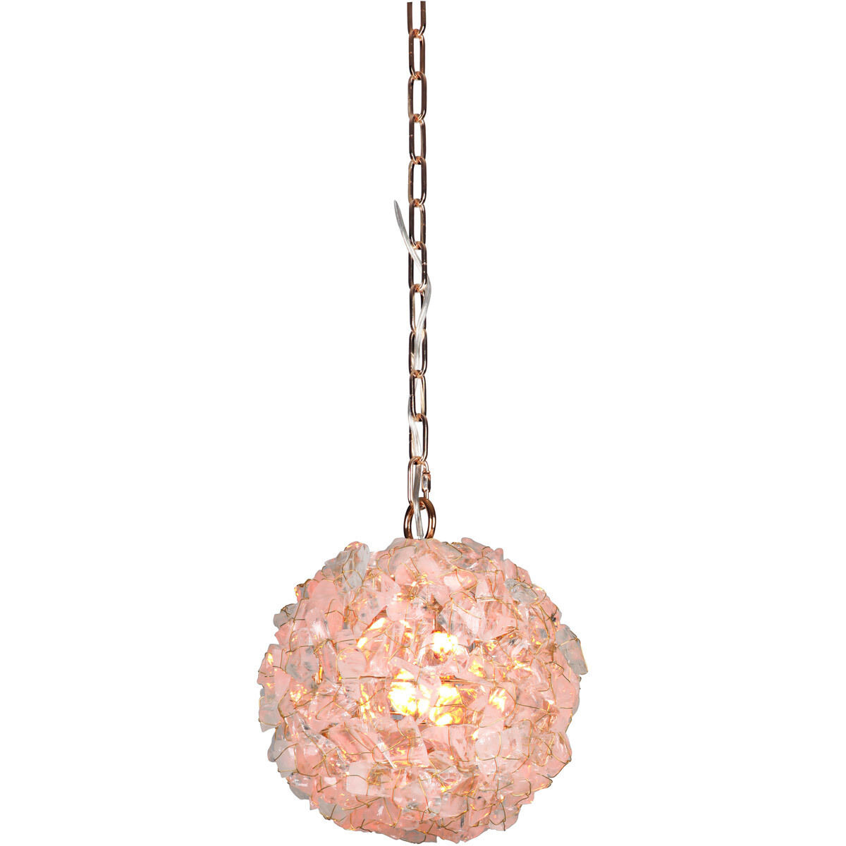 Gallery Roxx 1 Light 11.5 inch Gilded Mini Pendant Ceiling Light, Gallery Collection