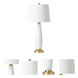 Bejamin 28.25 inch 60 watt Satin Brass Table Lamp Portable Light