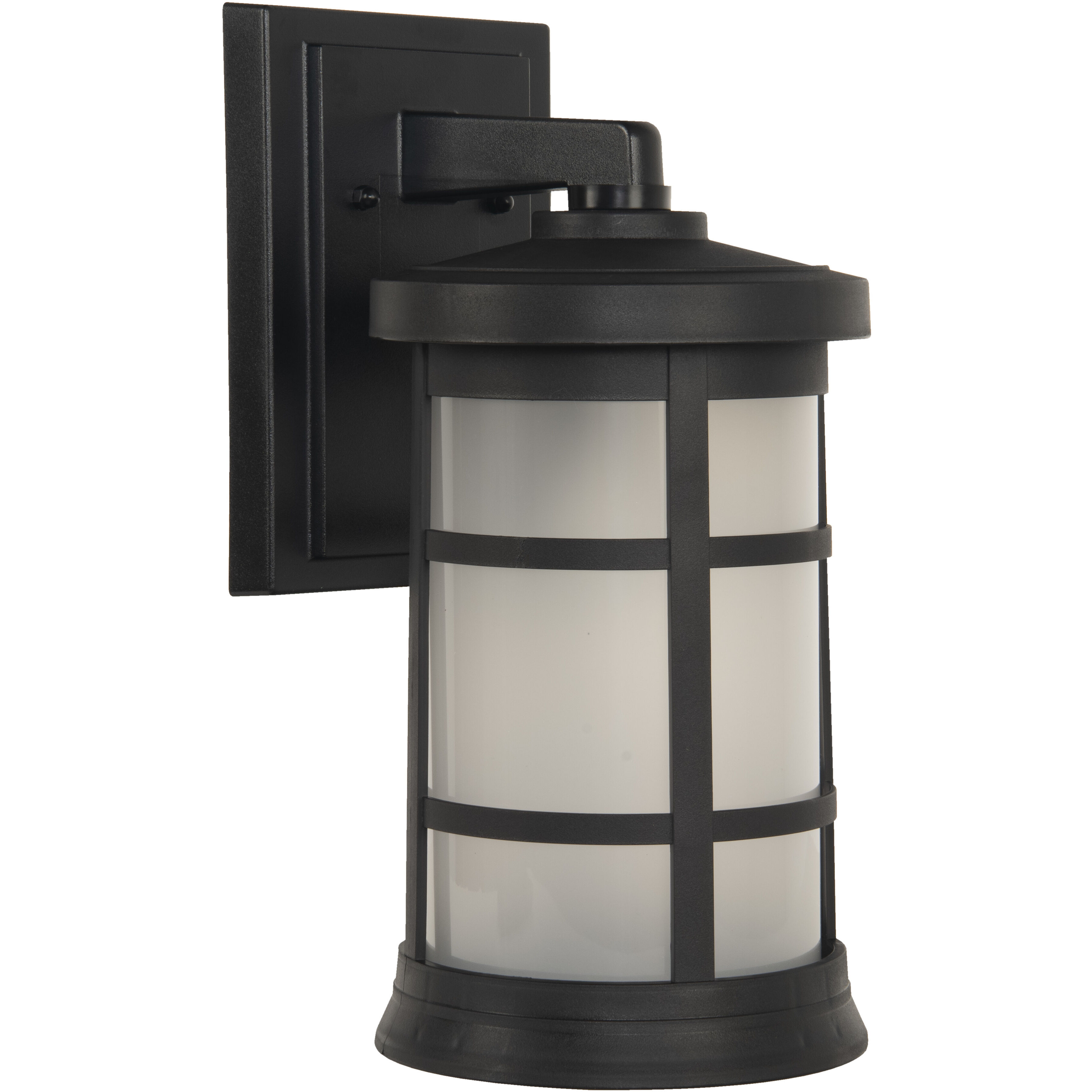 Resilience Lanterns 1 Light 15 inch Textured Black Outdoor Wall Lantern in Textured Matte Black