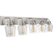 Neighborhood Trystan 5 Light 38 inch Brushed Polished Nickel Vanity Light Wall Light