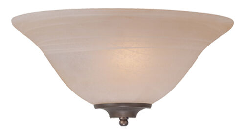 Raleigh 1 Light 13 inch Old Bronze Half Wall Sconce Wall Light in Faux Alabaster Glass