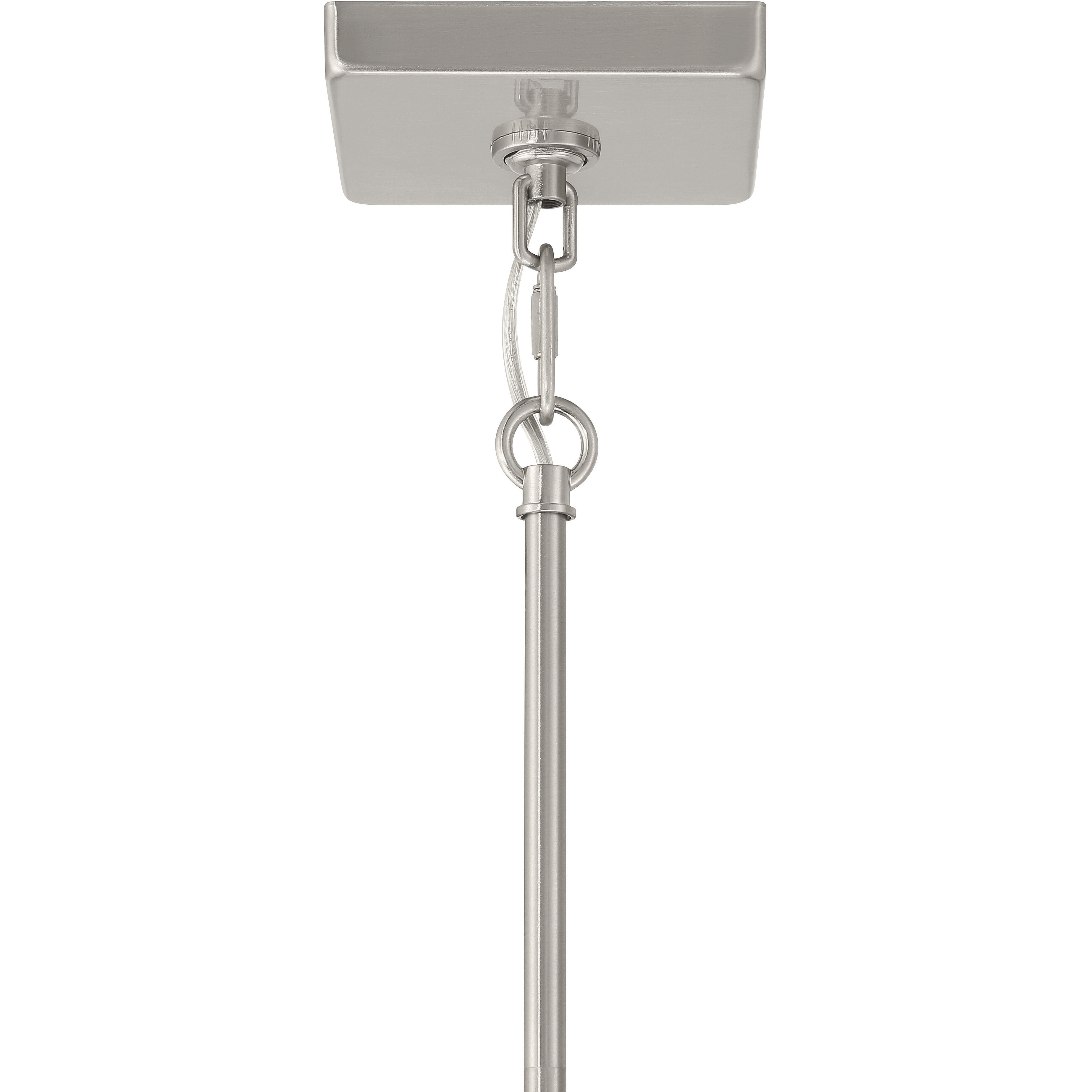 Signature 4 Light 10 inch Brushed Polished Nickel Foyer Light Ceiling Light