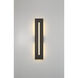 Profiled LED 23.5 inch Textured Black Outdoor Wall Lantern