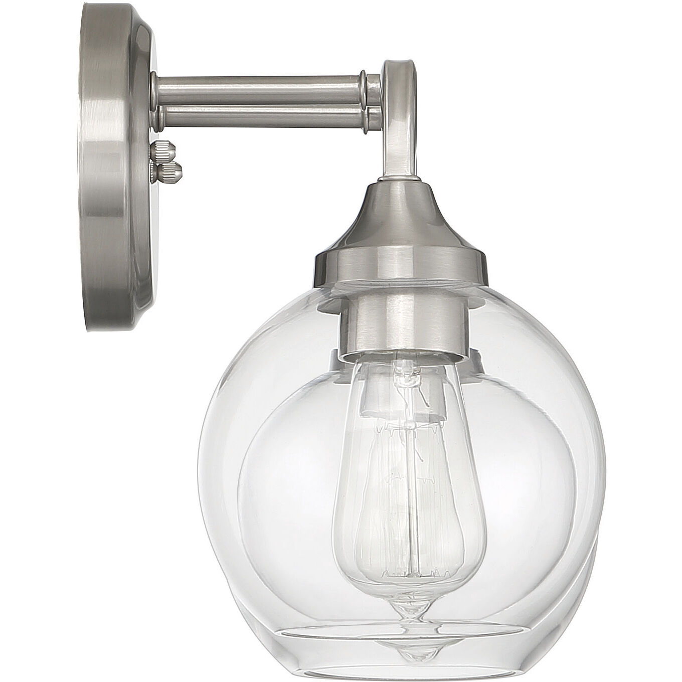 Glenda 2 Light 15 inch Brushed Polished Nickel Vanity Light Wall Light